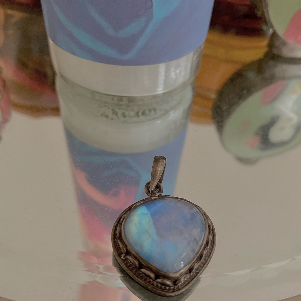 Blue Opal Pendant perfect condition OS - Picture 2 of 3
